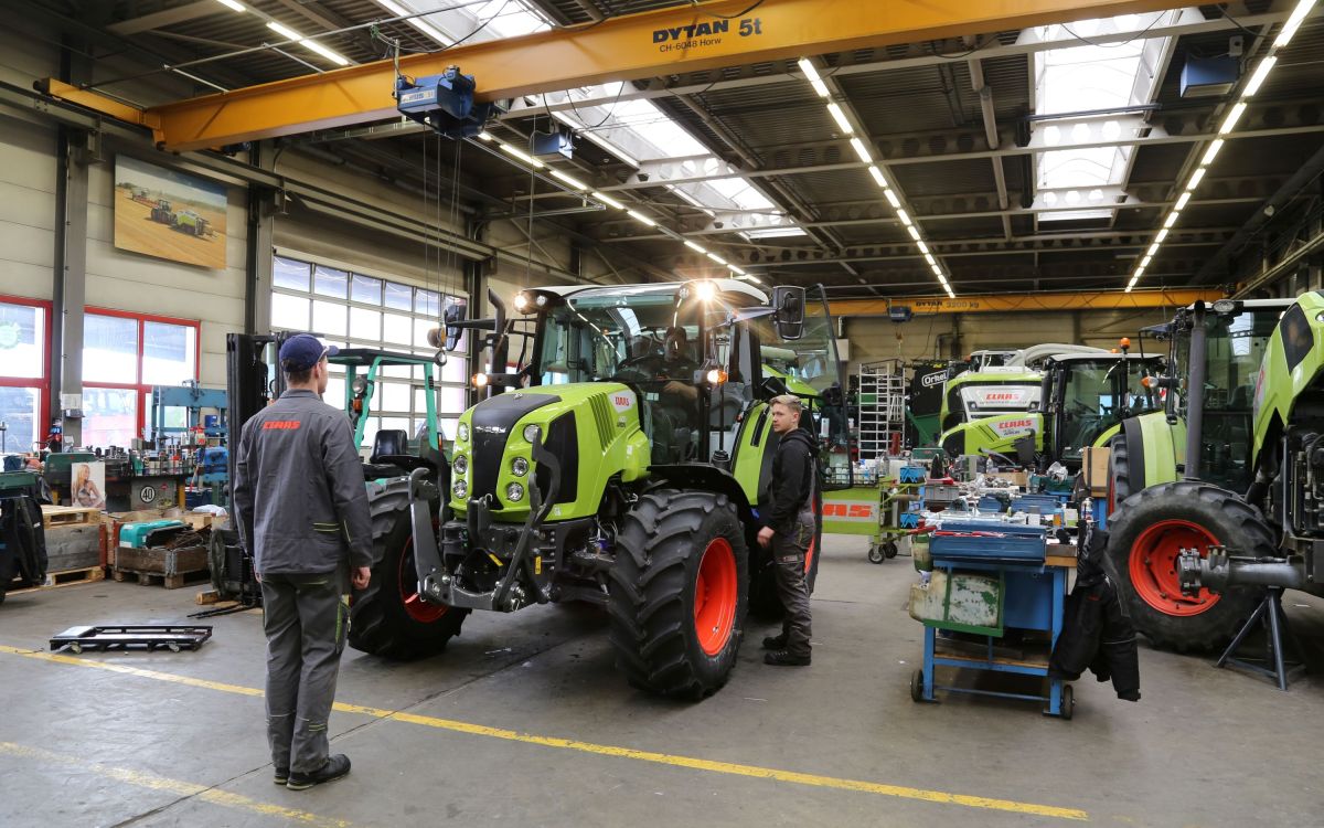 Aperçu de l’atelier de Serco Landtechnik AG