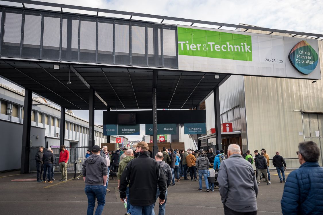 Environ 32'000 visiteurs professionnels sont venus à Tier&Technik à St. Photo : Michael Huwiler