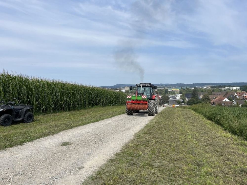 Auf zum Feld. Alles muss gut koordiniert sein.