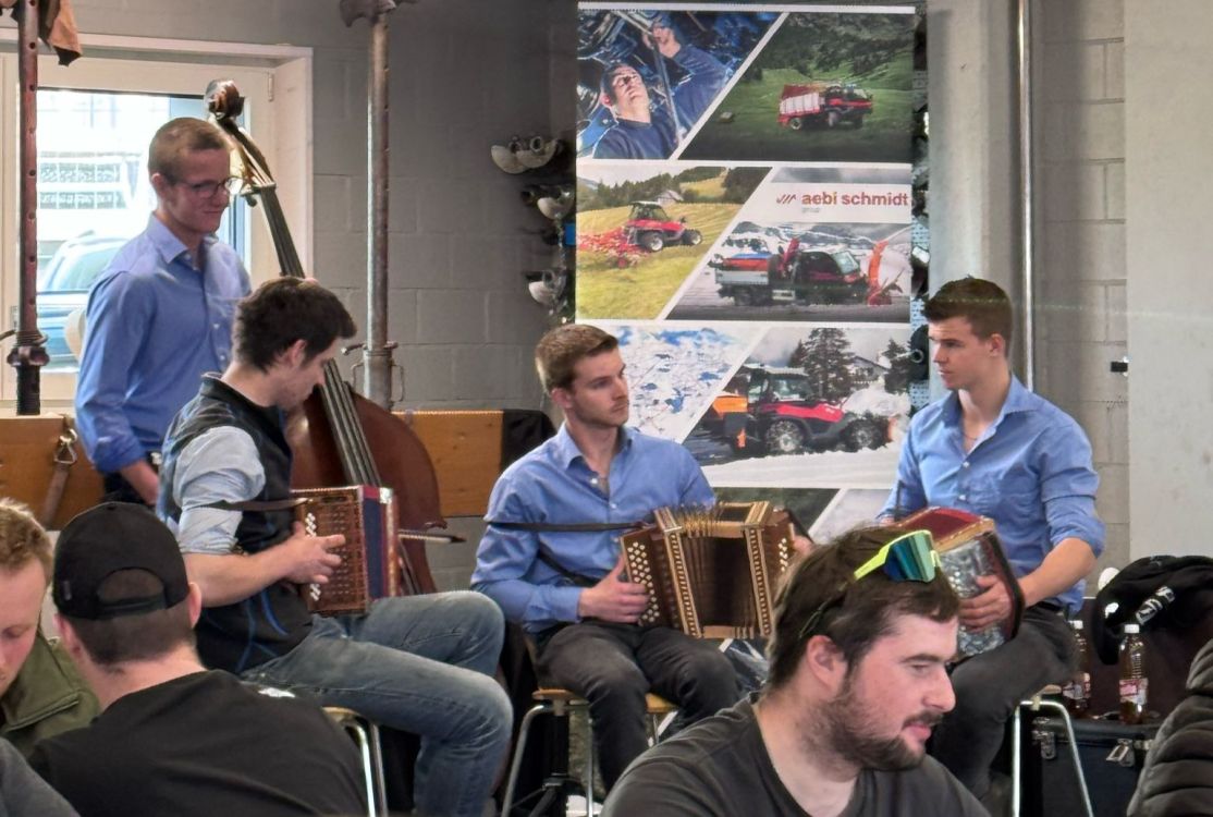 Die Örgeli Fätzer aus dem Toggenburg rundeten das Programm am Sonntag stimmungsvoll ab. Bild: Grimm