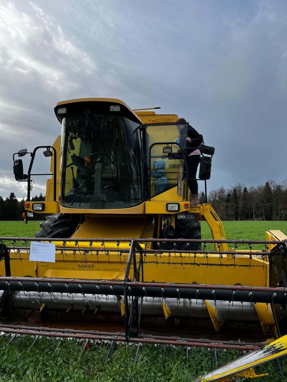 Mähdrescher: New Holland TX 64 Plus Spitzname: 64er, Jahrgang: 1998 Motorenleistung: 246 Ps Schüttlerzahl: 5 Balkenbreite: 5.1m
