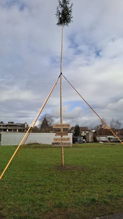 Wertschätzung, Stabilität, Entschädigung, Administration als Mahnung an das BLW und BLV. Bild: zVg