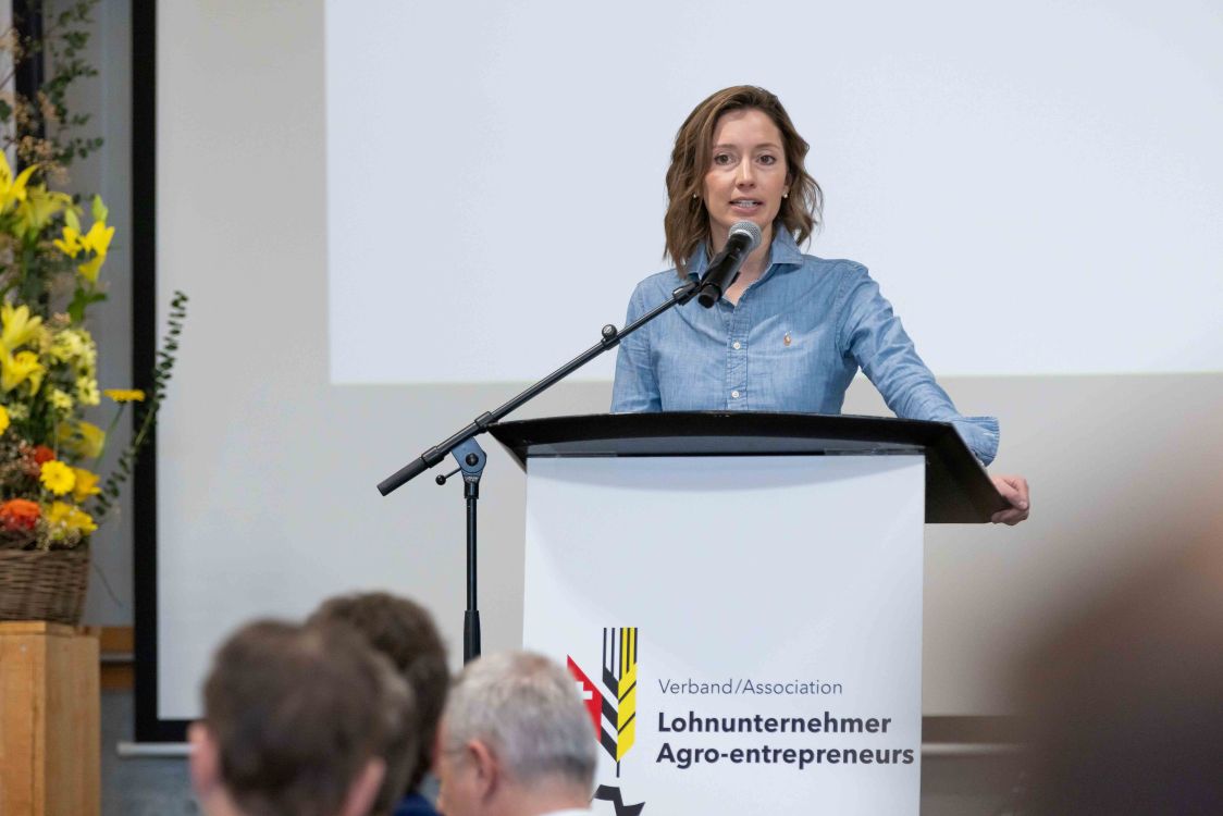 Ständerätin Johanna Gapany (FDP), Tochter eines Landwirts und Präsidentin unseres Verbandes. (Bild: Raphael Hünerfauth)