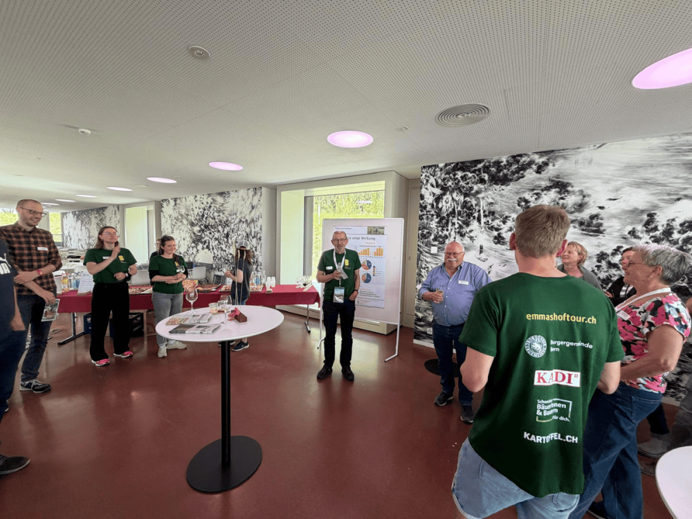 L'événement a réuni différents acteurs de l'agriculture suisse. (Photo : kim)