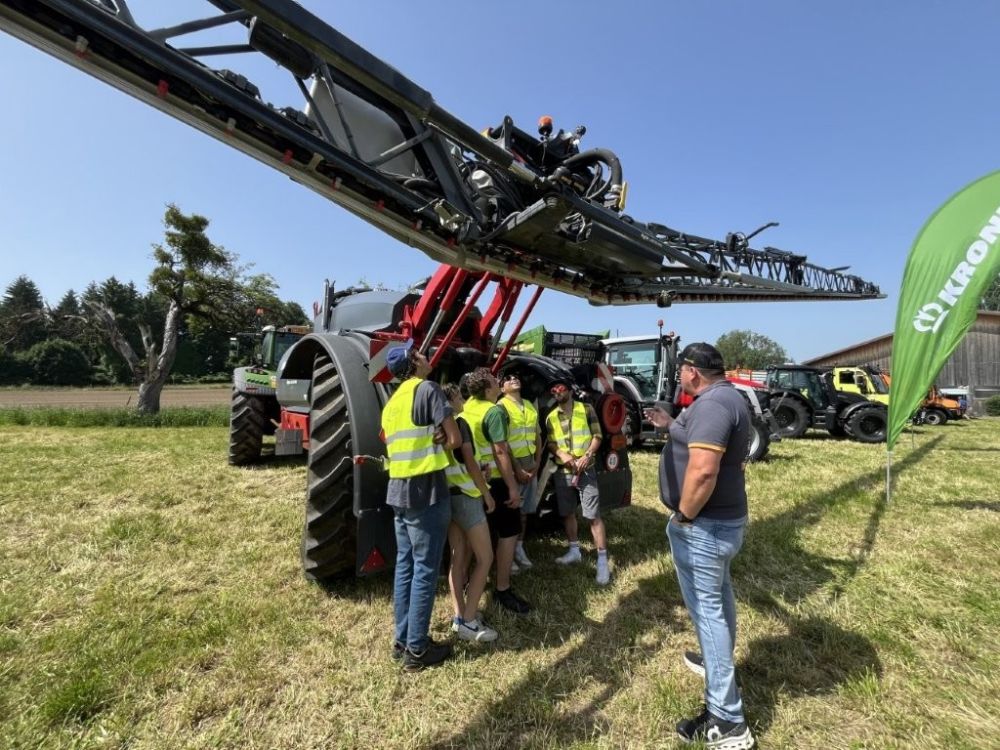 Präzision beim Pflanzenschutz erklärt an der Pflanzenschutzspritze von Horsch.